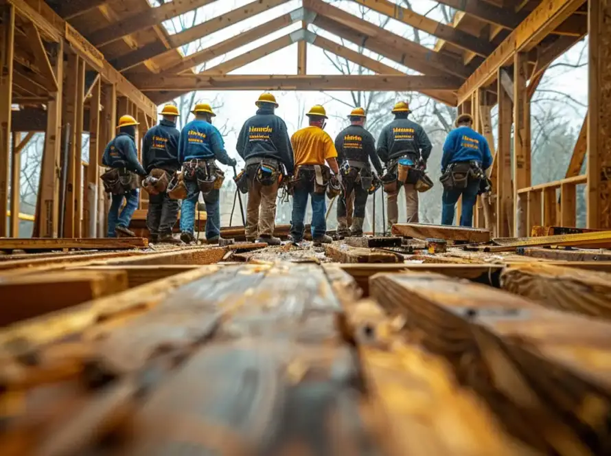 Roofing contractor in Marysville