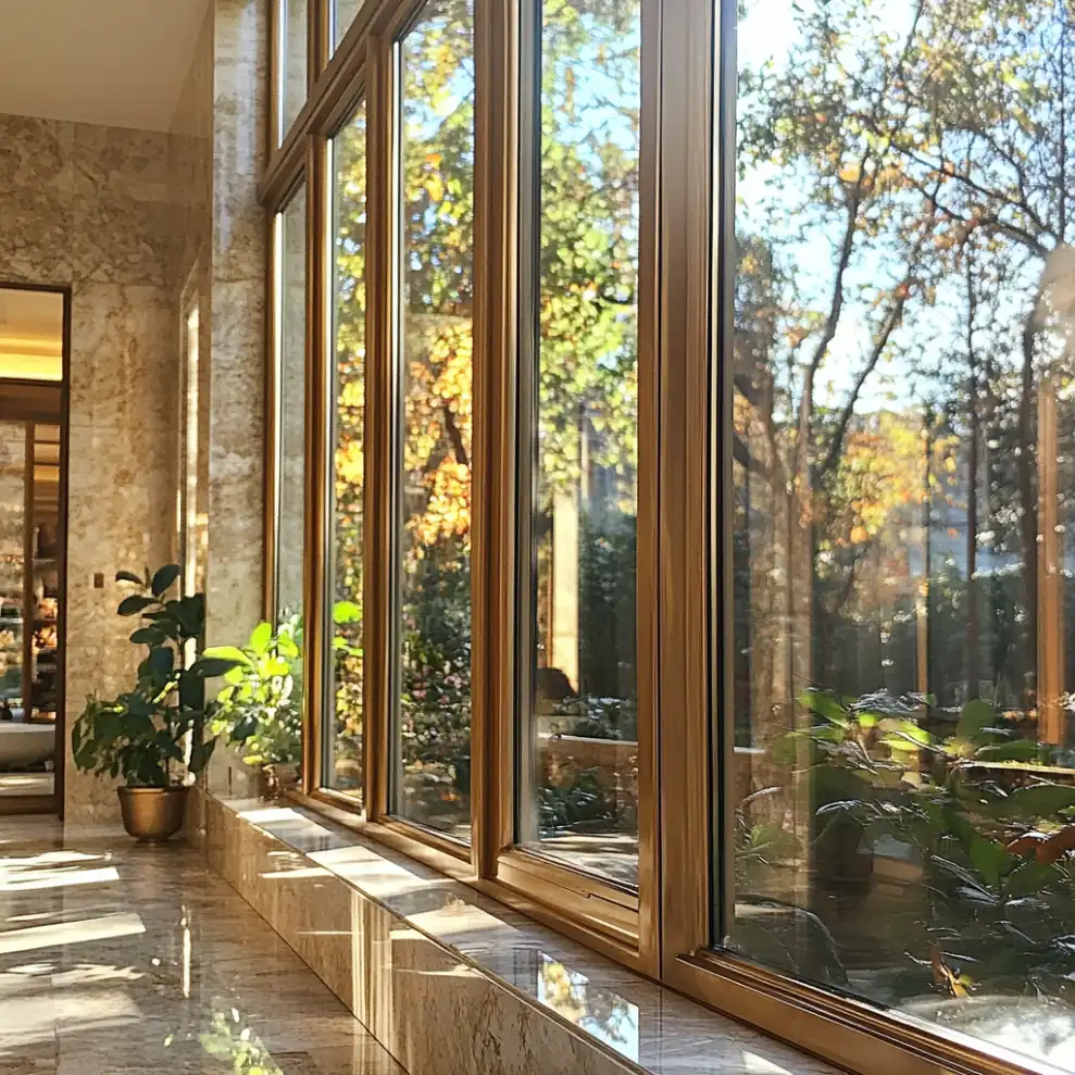 photo of new windows in the house