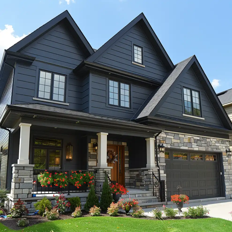 residential home siding repair install