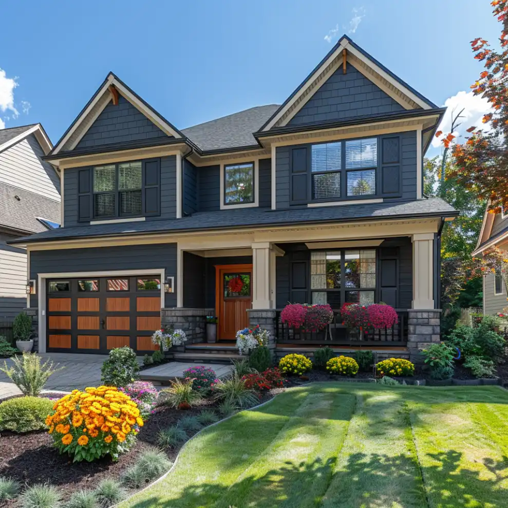 style realistic photo of a dramatic siding
