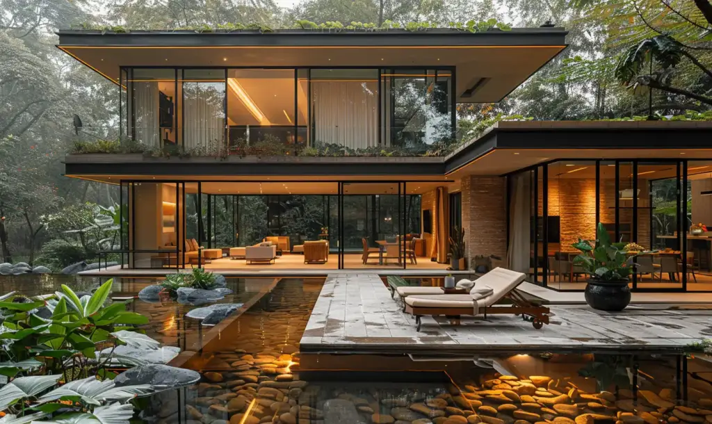 Harmonious Integration Architecture Meets Nature
