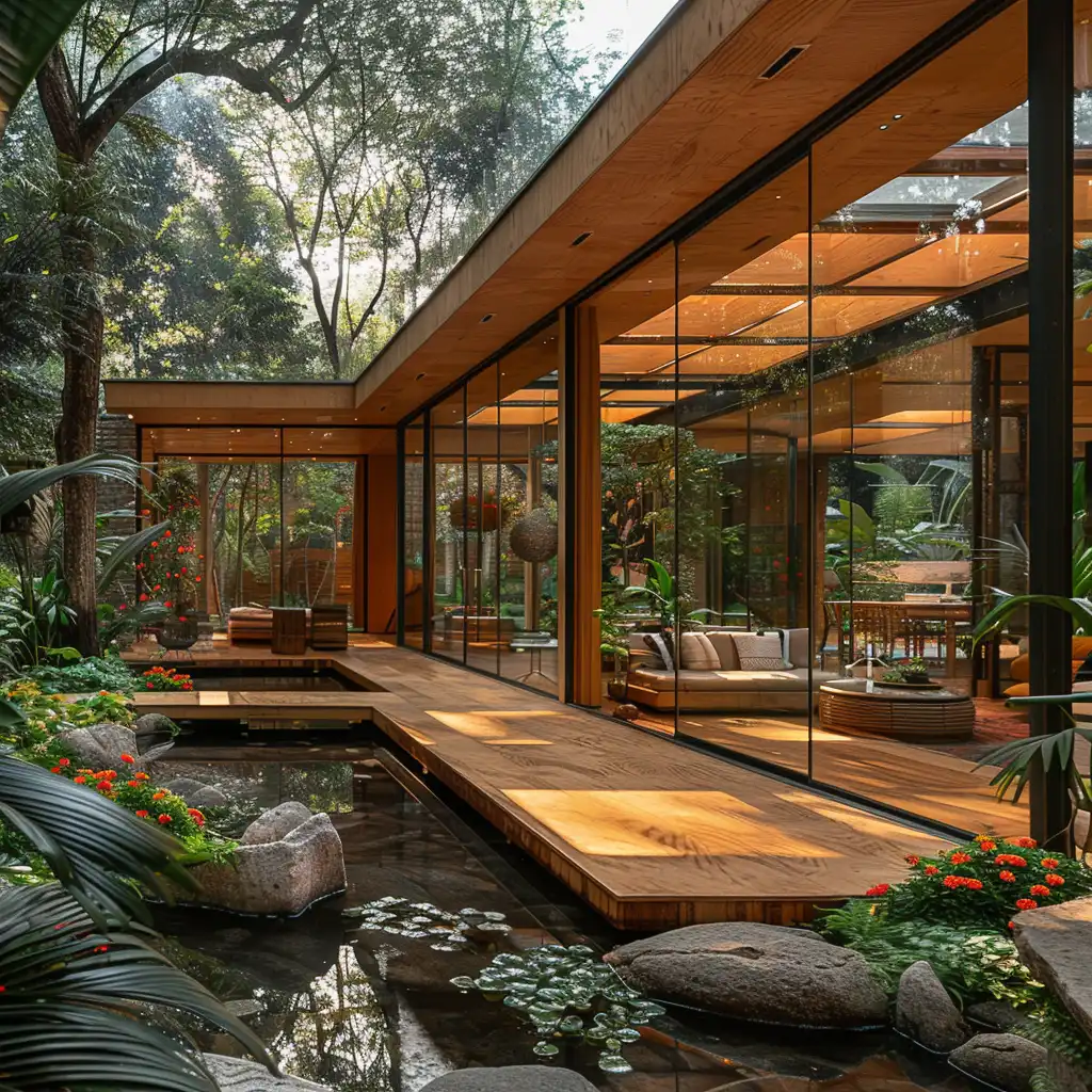 Harmonious Integration Architecture Meets Nature