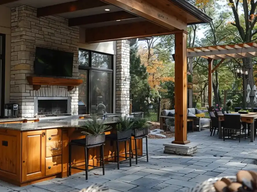 Backyard design building Seattle
