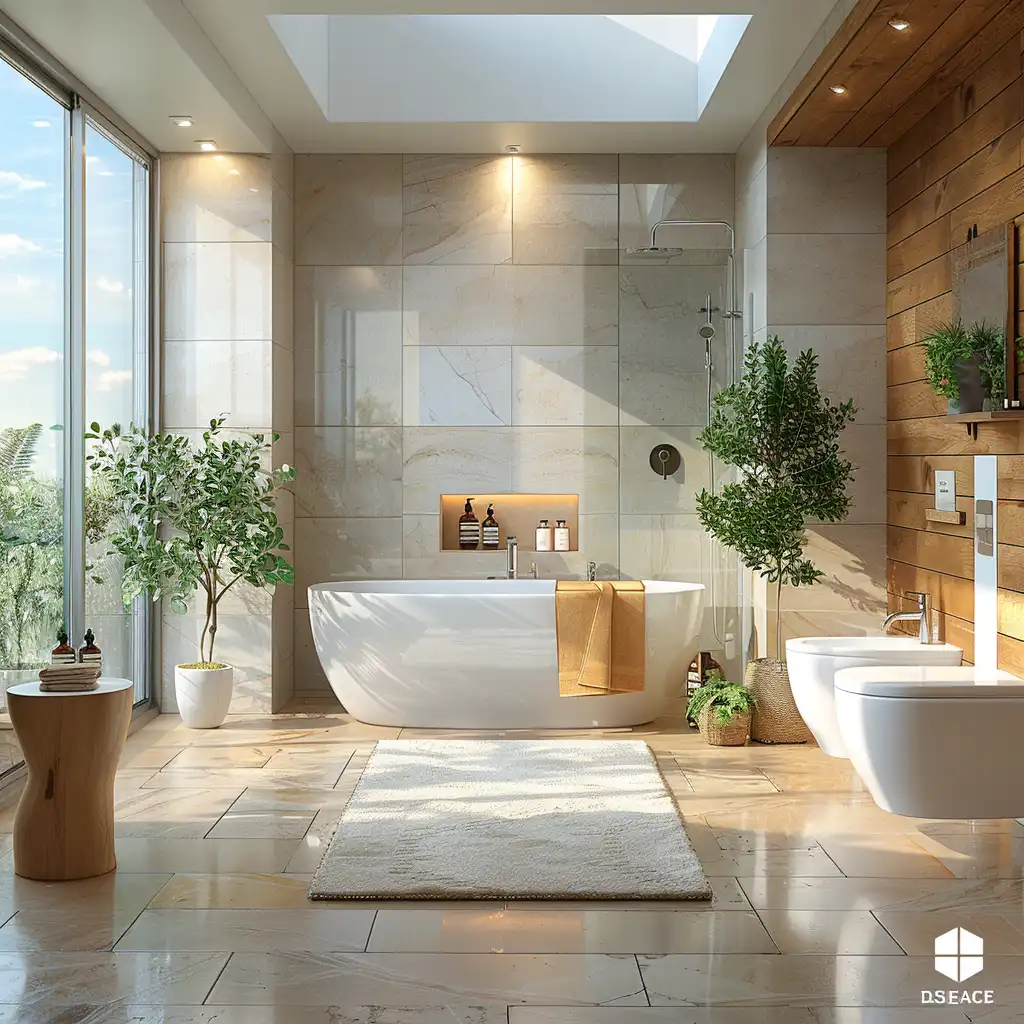 a luxurious remodeled bathroom